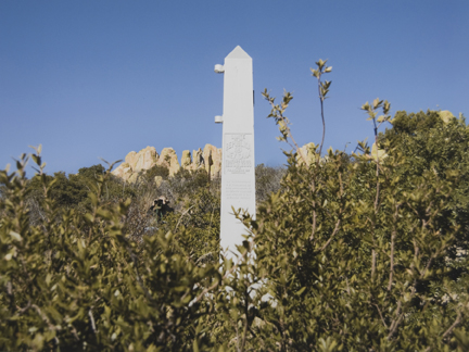 Border Monument No. 72, N 31° 19.940' W 109° 03.715', from the 