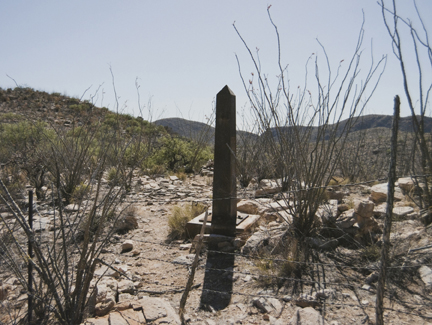Border Monument No. 140, from the 