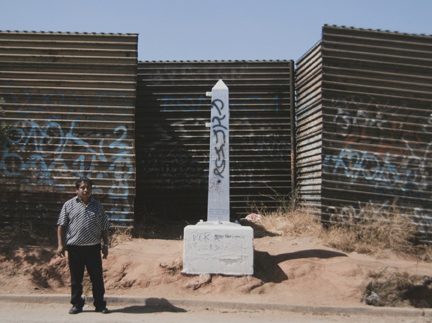 Border Monument No. 245, from the 