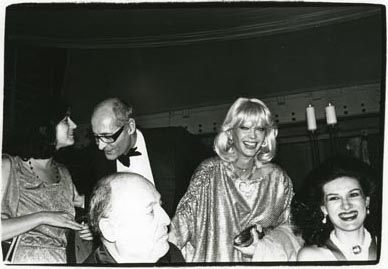 Picasso, Paloma, Monique Van Vooren, Jerry Zipkin, Franco Rossellini, Unidentified Woman