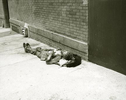 Sleeping Homeless Man