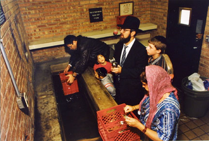 Ritual Purification of Utensils at the Mikvah