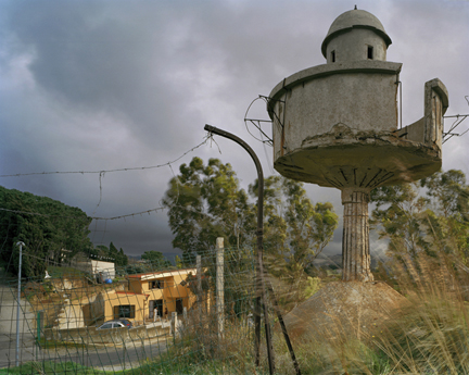WWII Watchtower, Salice, Sicily, from the 