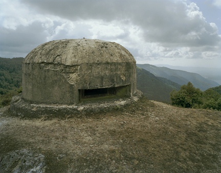 WWII Bunker, Aspromonte, Calabria, from the 