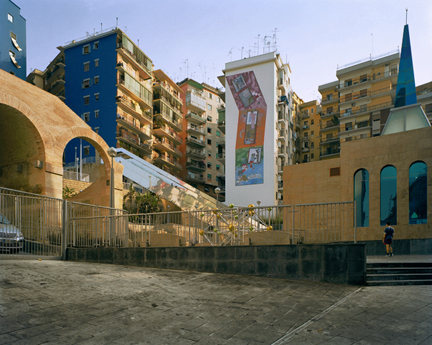 Piazza, Metro Station, Naples, Campania, from the 